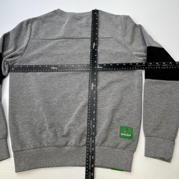 Heineken Sweatshirt Men Medium Embossed Logo Classic Jumper Work Party Core Ex - Picture 14 of 15